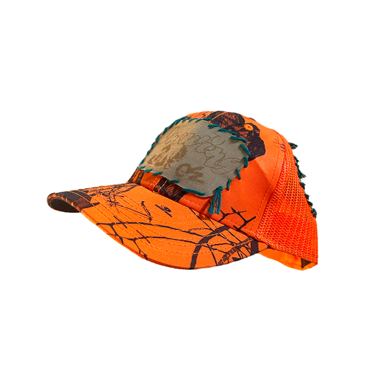 Orange Camo 1-of-1 Hat