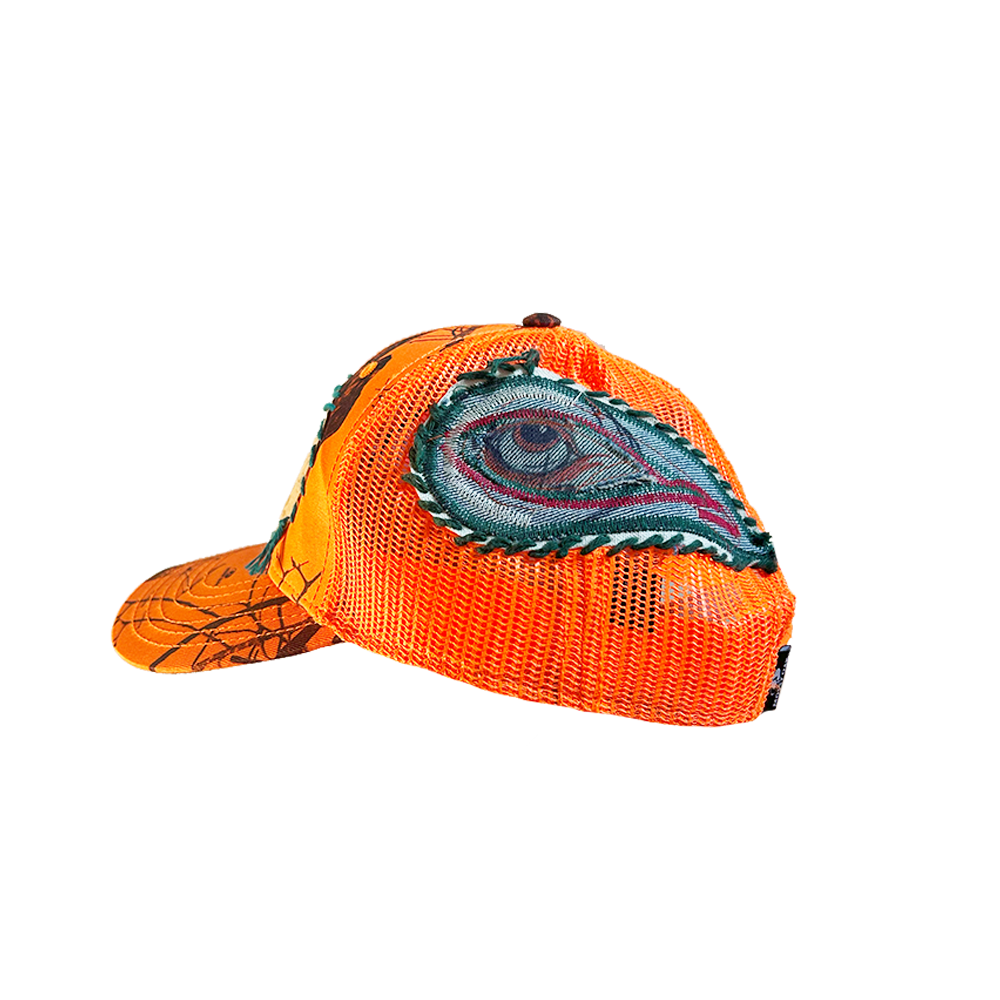 Orange Camo 1-of-1 Hat